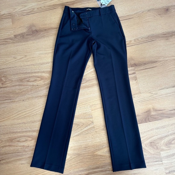 Express Pants - NWT Express Editor Low Rise Navy Bootcut Pants - Size 4L